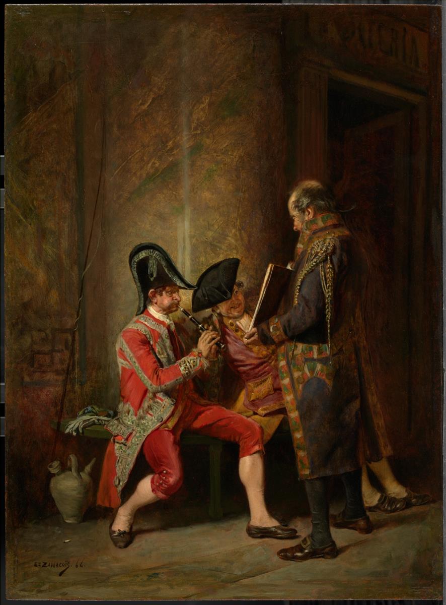 Eduardo Zamacois The musicians 1866 Fine Art Print