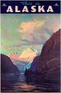 This Is Alaska Vintage Alaskan Frontier Travel Poster 1930 Fine Art Print