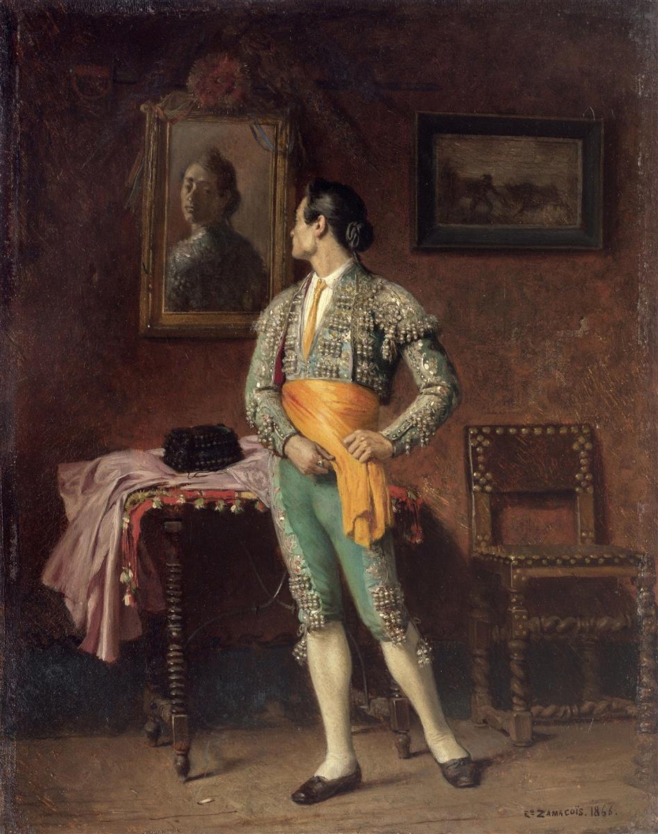 Eduardo Zamacois Toreador's toilet 1866 Fine Art Print