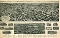 Valley Stream New York Panoramic Map Print Vintage 1924 Fine Art Print
