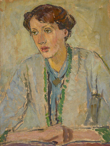 {{ product_title }} Fine Art Print | {{ product_vendor }} Jakero77 Virginia Woolf - Vanessa Bell Portrait (1912) Fine Art Print Art Print  Jakero77