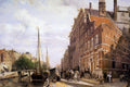 Cornelis Springer Voorburgwal in Amsterdam 1883 Fine Art Print