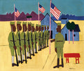 {{ product_title }} Fine Art Print | {{ product_vendor }} Jakero77 William Henry Johnson - Training for War (1942) - 17" x 22" Fine Art Print Art Print  Jakero77