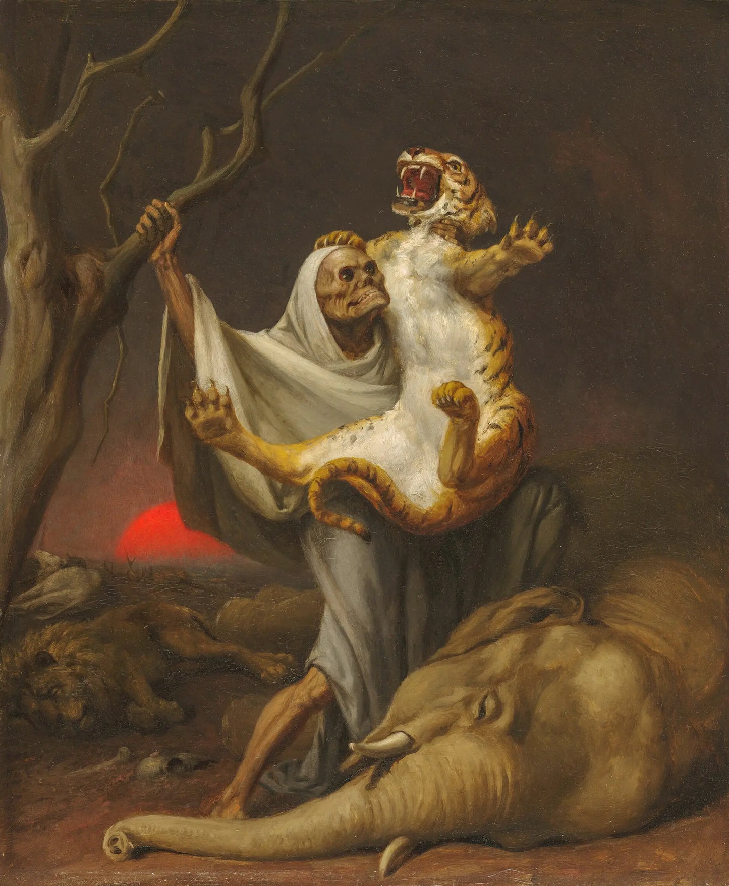 {{ product_title }} Fine Art Print | {{ product_vendor }} Jakero77 William Holbrook Beard - Power of Death (1889-90) Fine Art Print Art Print  Jakero77