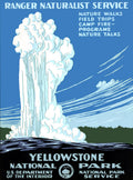 Yellowstone National Park Service WPA Ranger Naturalist 1938  Fine Art Print