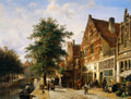 Cornelis Springer Zuiderhavendijk, Enkhuizen 1868 Fine Art Print