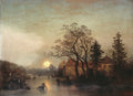 Andreas Achenbach Winter Landscape 1858 Fine Art Print