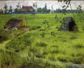 William Merritt Chase A Bit of Holland Meadows (aka A Bit of Green in Holland) 1883 Fine Art Print