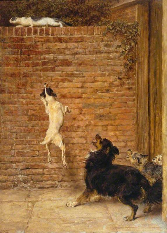 Briton Riviere A Blockade Runner 1888 Fine Art Print