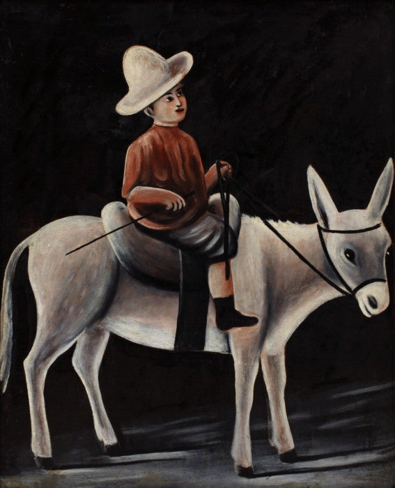 Niko Pirosmani A Boy on a Donkey 1916 Fine Art Print