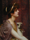 John William Godward A Classical Beauty 1892 Fine Art Print