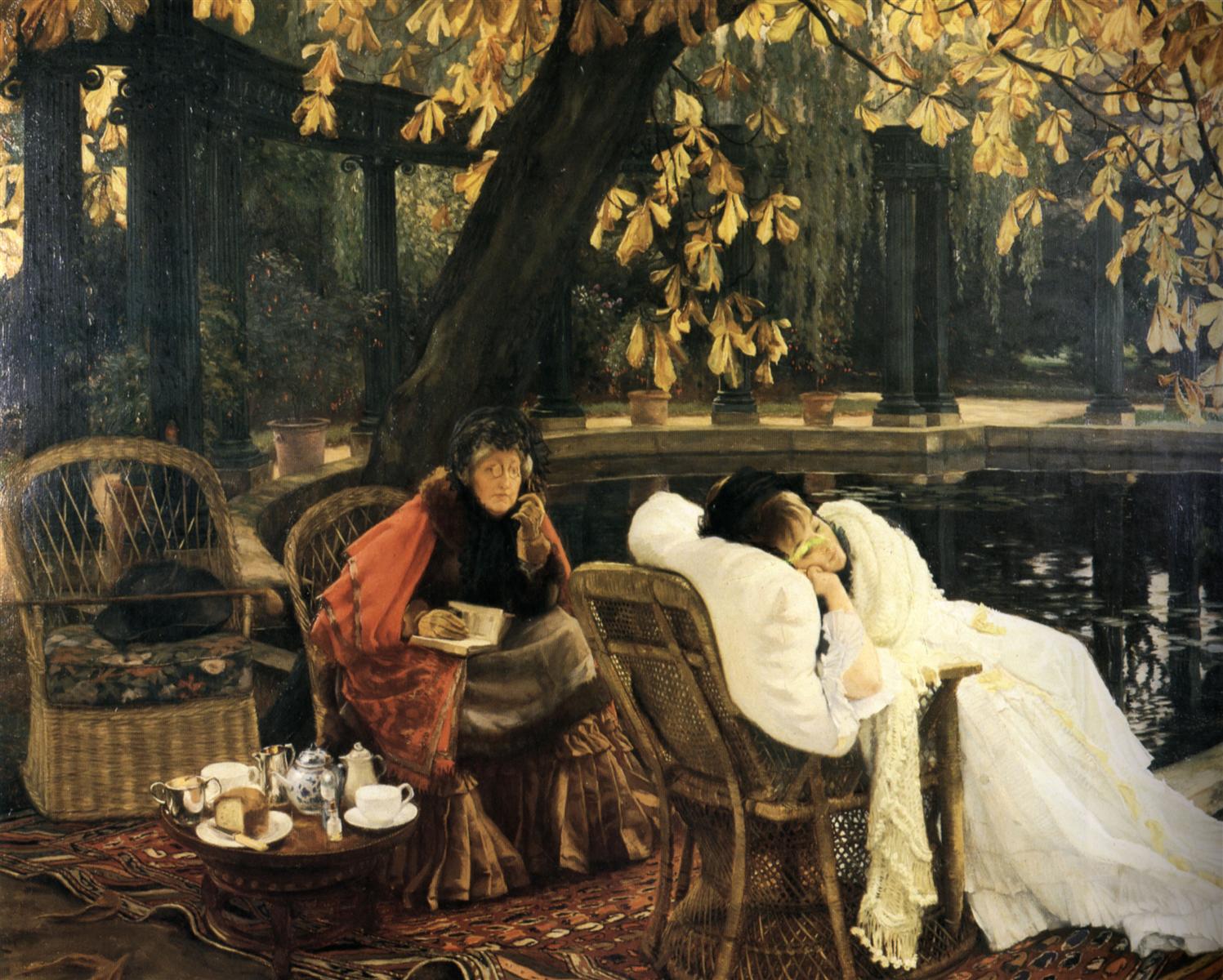 James Tissot A Convalescent 1876 Fine Art Print