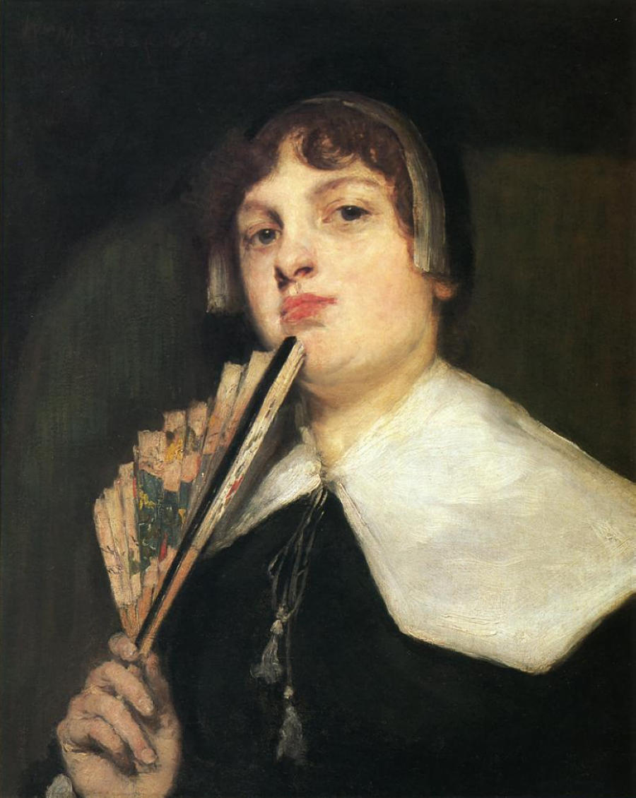 William Merritt Chase A Coquette 1912 Fine Art Print
