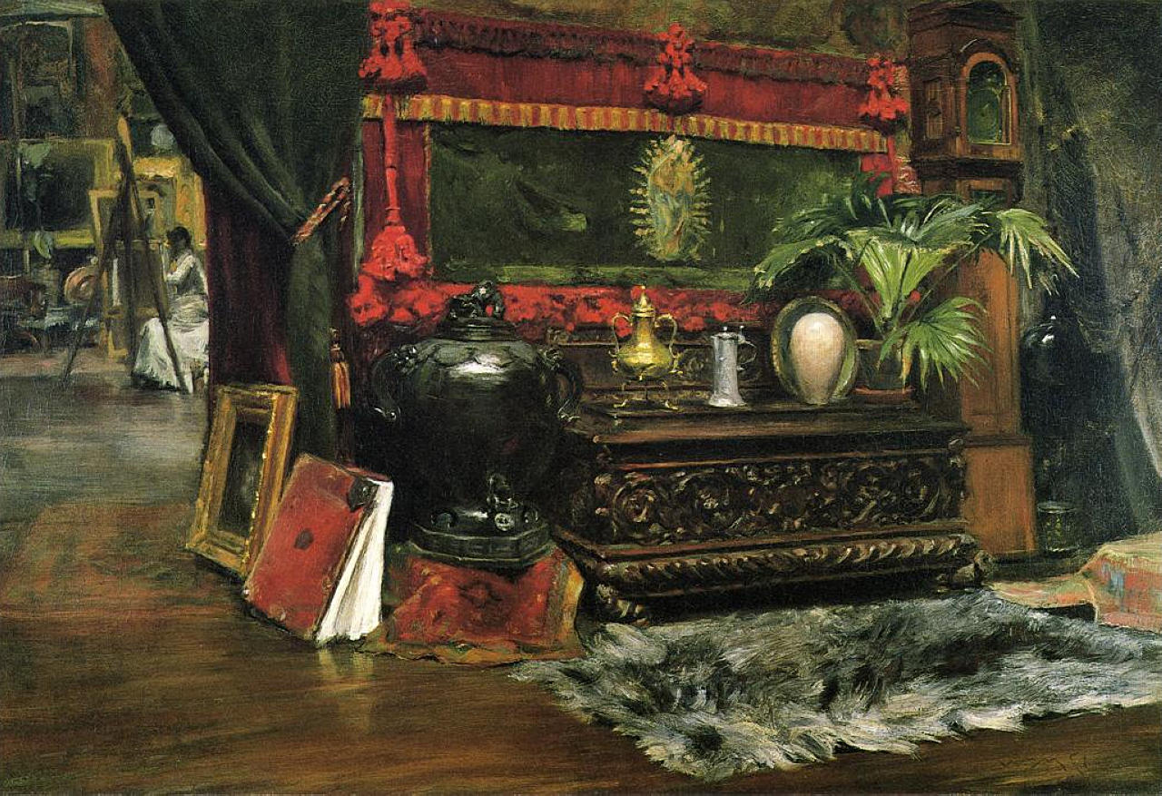 William Merritt Chase A Corner of My Studio 1895 Fine Art Print