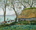 Maxime Maufra A Cottage with Thatched Roof in Douarnenez 1898 Fine Art Print