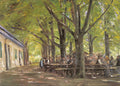 Max Liebermann A Country Brasserie, Brannenburg, Bavaria 1894 Fine Art Print