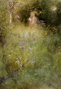 Carl Larsson A Fairy Or Kersti And A View Of A Meadow 1899 Fine Art Print