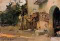Joaquín Sorolla A farmhouse in Valencia 1890 Fine Art Print