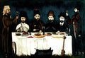 Niko Pirosmani The feast of Kupreishvili family 1907 Fine Art Print