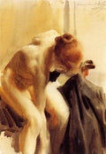 Anders Zorn A Female Nude 1886 Fine Art Print