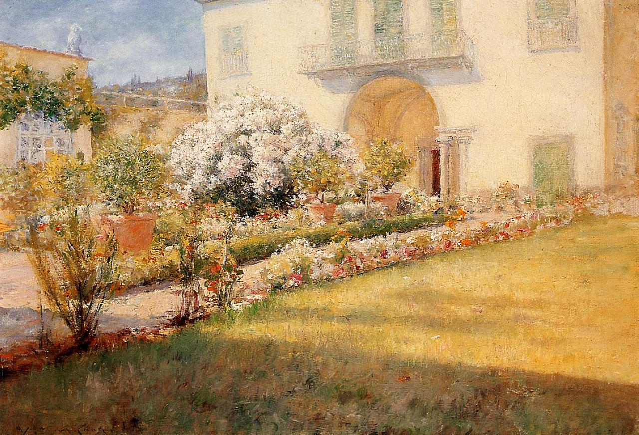William Merritt Chase A Florentine Villa 1905-1907 Fine Art Print