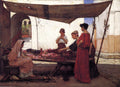 John William Waterhouse A Flower Stall 1880 Fine Art Print