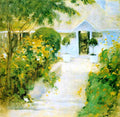 John Henry Twachtman A Garden Path 1899 Fine Art Print