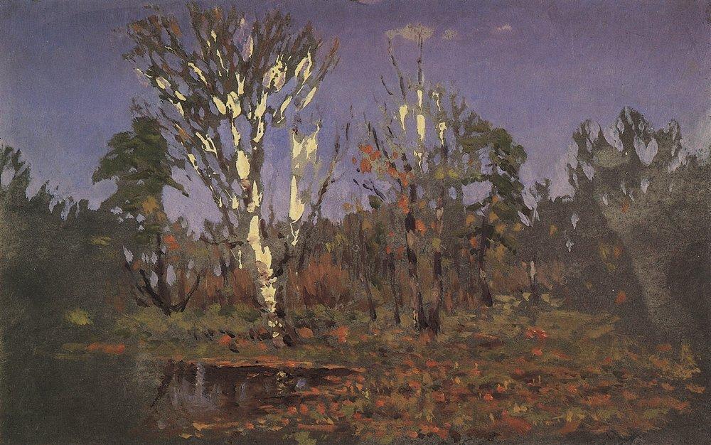 Arkhyp Kuindzhi A Grove with Birch 1890 Fine Art Print