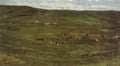 Vasily Surikov A Herd of Horses in Baraba Steppes 1895 Fine Art Print