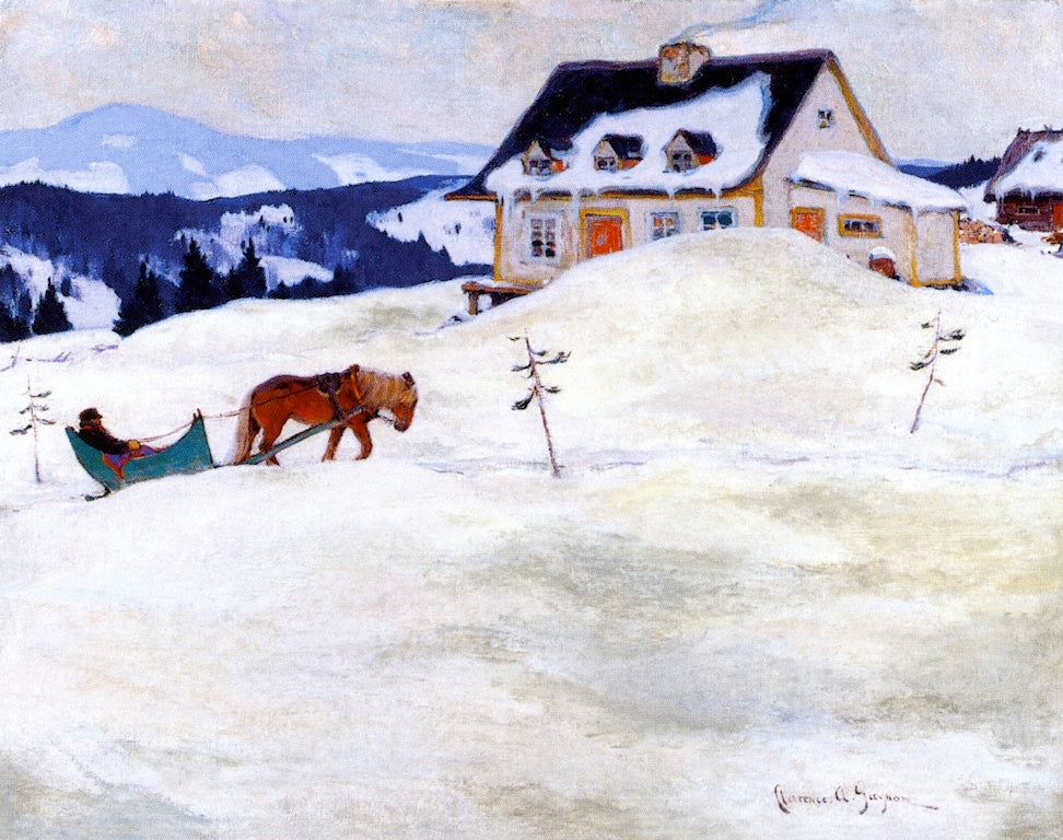 Clarence Gagnon A Laurentian Homestead 1923 Fine Art Print