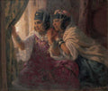 Nasreddine Dinet At the window 1906 Fine Art Print