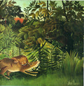 Henri Rousseau A Lion Devouring its Prey 1905 Fine Art Print