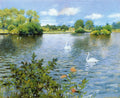 William Merritt Chase A Long Island Lake 1890 Fine Art Print