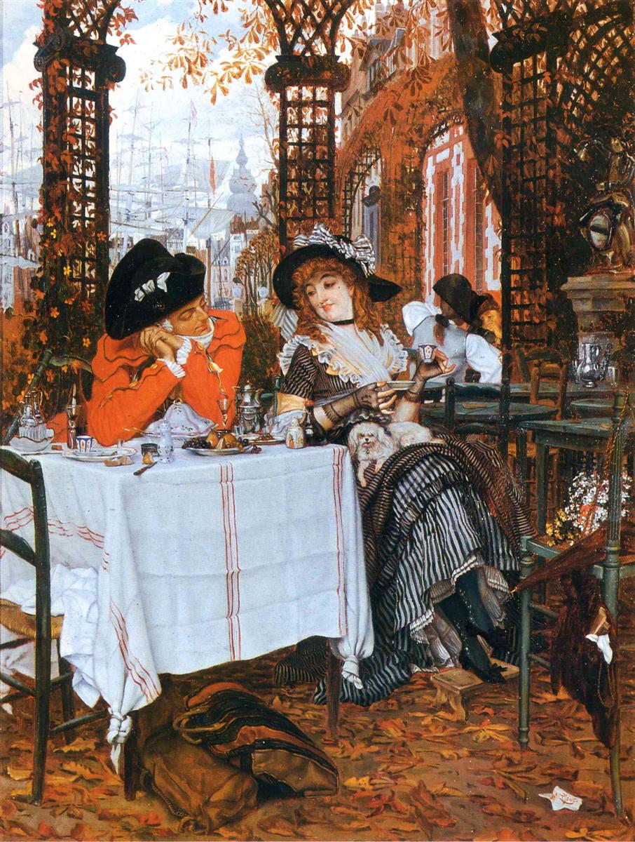 James Tissot A Luncheon 1868 Fine Art Print