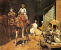 Edwin Lord Weeks A Marketplace in Ispahan 1885 Fine Art Print