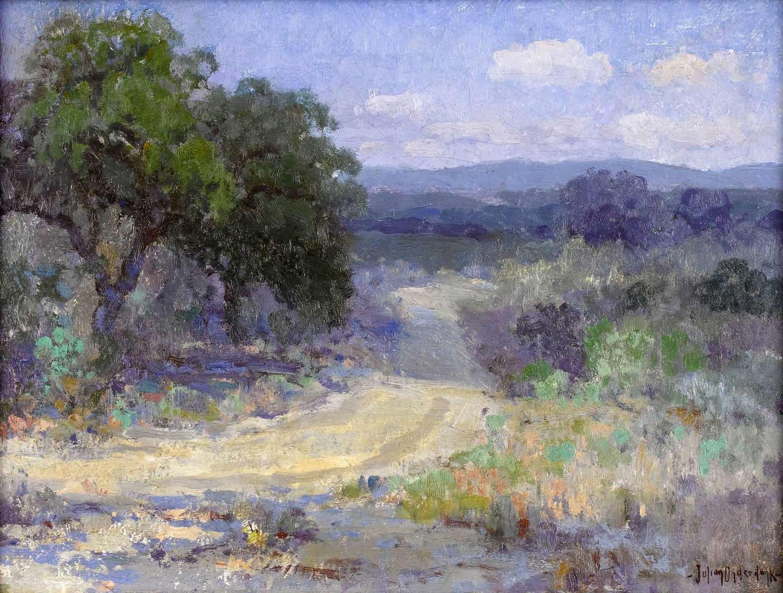 Robert Julian Onderdonk A Path Through the Texas Hill Country 1922 Fine Art Print