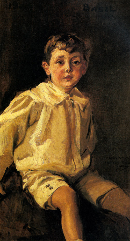 Joaquín Sorolla A Portrait of Basil Mundy 1908 Fine Art Print