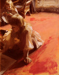 Anders Zorn A Portrait Of The Daughters Of Ramon Subercasseaux 1892 Fine Art Print