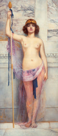 John William Godward A Priestess 1893 Fine Art Print