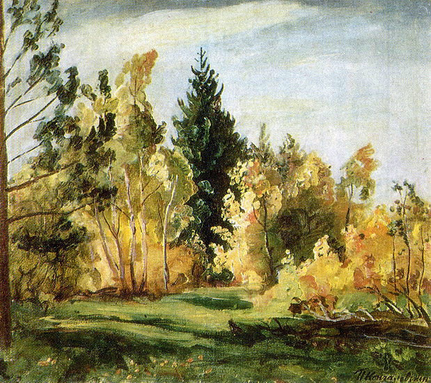 Pyotr Konchalovsky A ray of Sunlight. The Forest. 1930 Fine Art Print