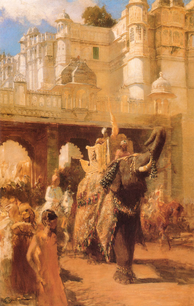 Edwin Lord Weeks A Royal Procession 1895-1902 Fine Art Print
