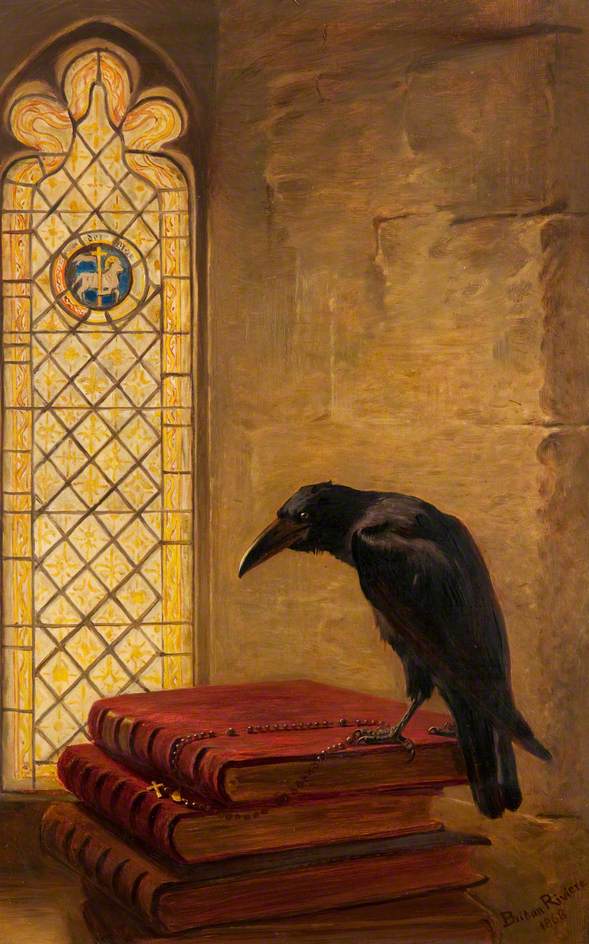 Briton Riviere A Saint, from the 'Jackdaw of Rheims' 1868 Fine Art Print