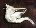 William Merritt Chase A Sketch of My Hound Kuttie 1885 Fine Art Print