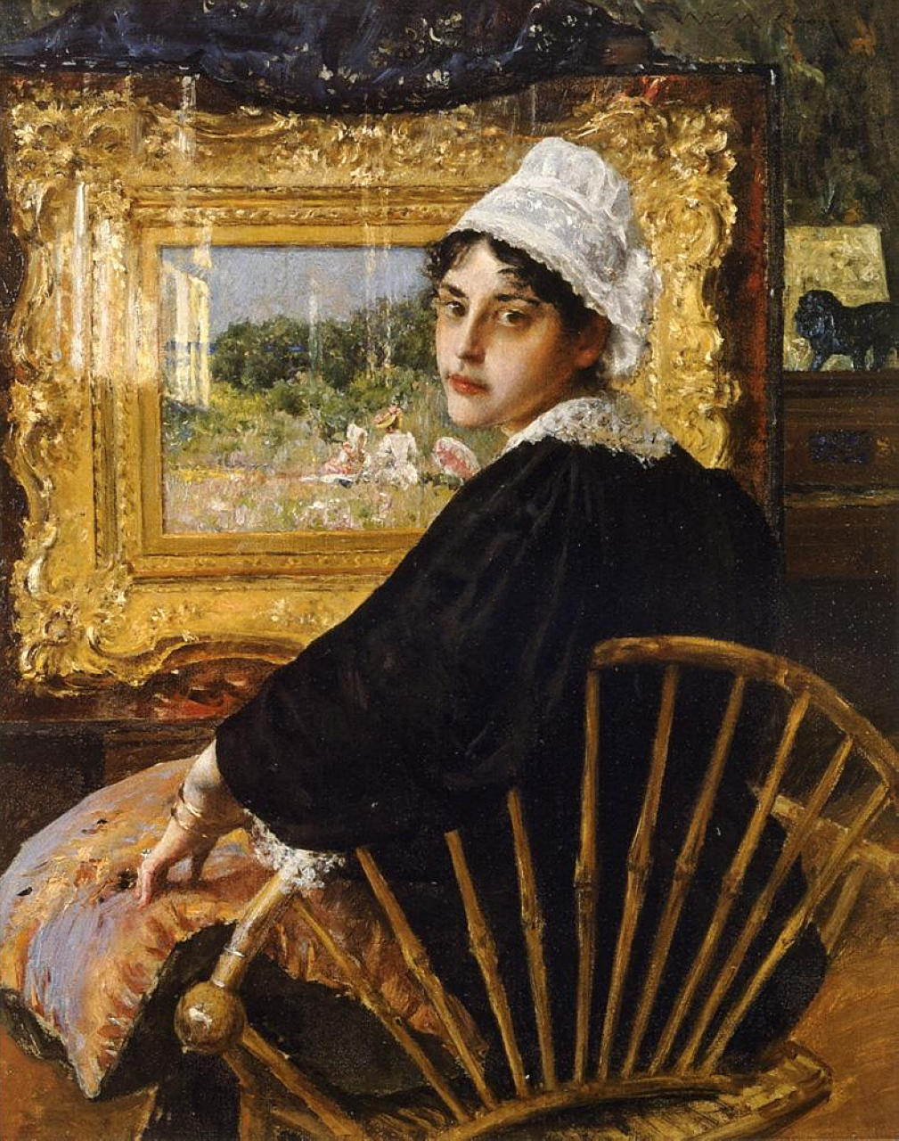 William Merritt Chase A Study (The Artist's Wife) 1892 Fine Art Print