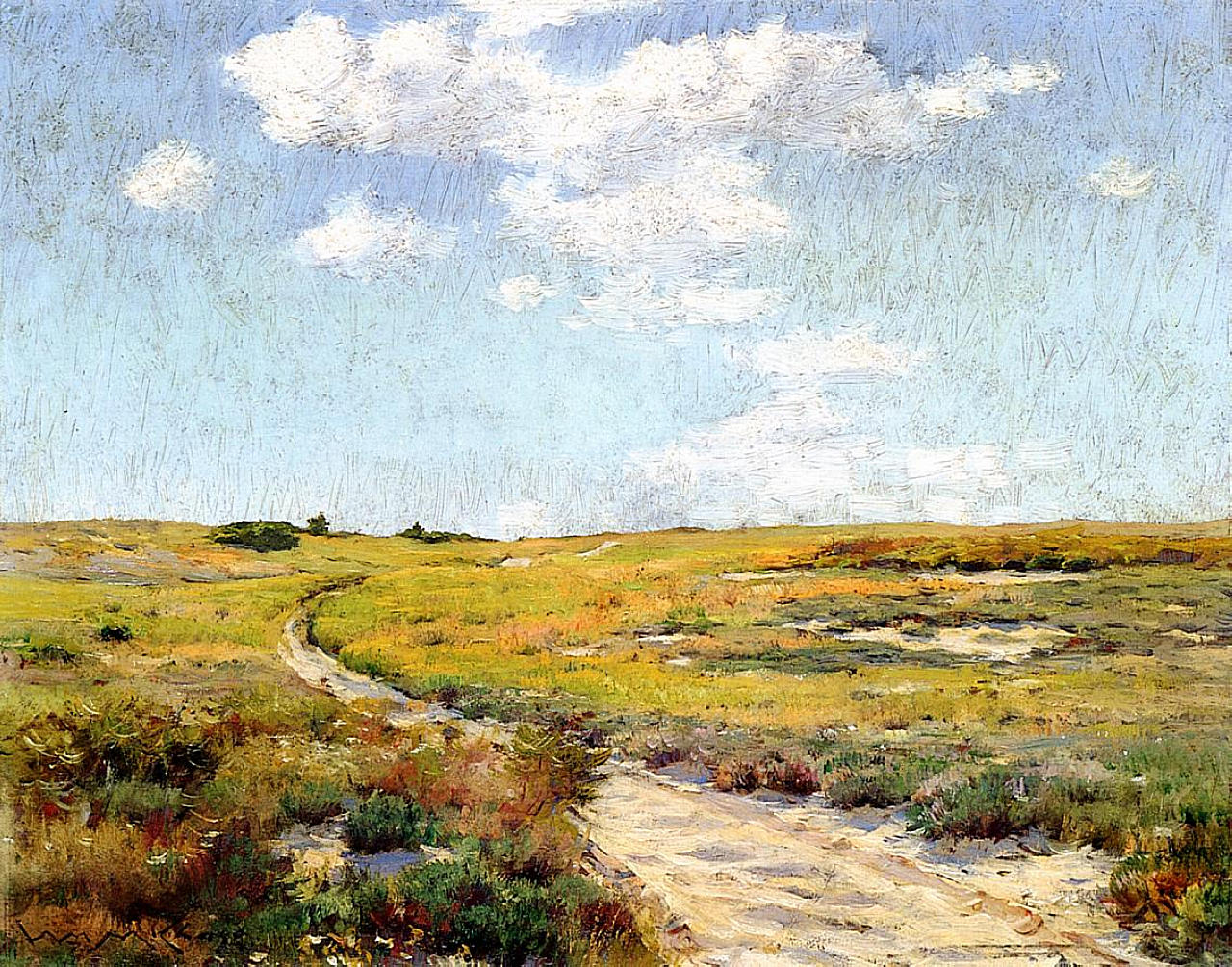 William Merritt Chase A Sunny Afternoon, Shinnecock Hills 1898 Fine Art Print