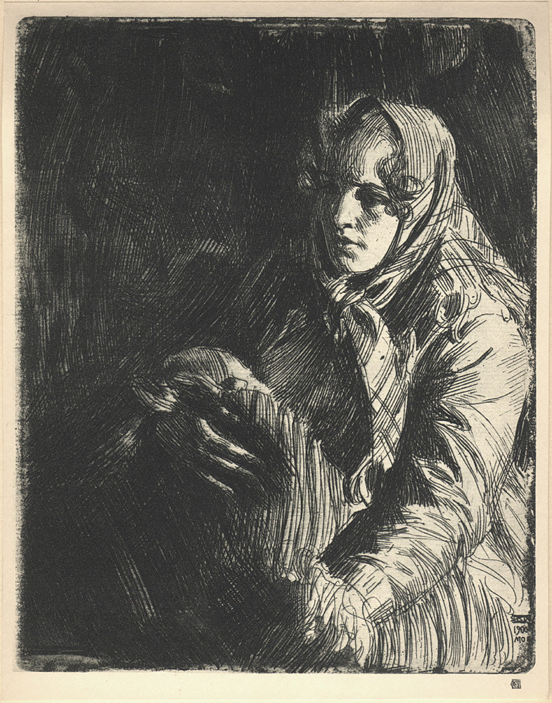 Anders Zorn A Swedish Madonna 1900 Fine Art Print