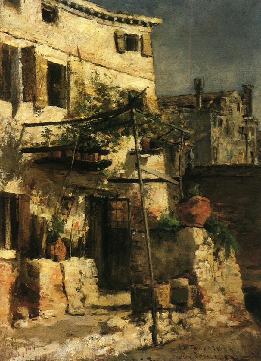 John Henry Twachtman A Venetian Scene 1877 Fine Art Print