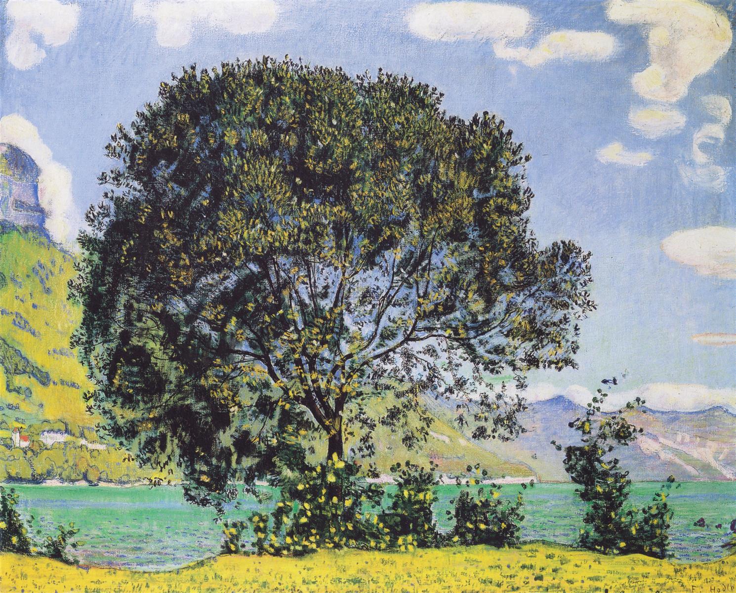 Ferdinand Hodler A View of Lake Brienz from Bodeli 1906 Fine Art Print
