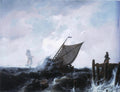 Andreas Achenbach Storm on the Black Sea 1837 Fine Art Print