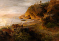 Oswald Achenbach Vico Equense on the Sorrentine Coast with the Cattedrale dell'Annunziata 1903 Fine Art Print